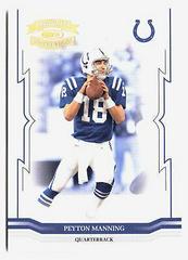 Peyton Manning [Gold Holofoil] Football Cards 2005 Panini Donruss Throwback Threads Prices