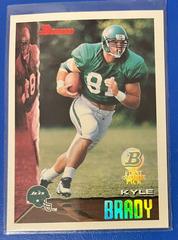 Kyle Brady [1st Round Pick] #9 Football Cards 1995 Bowman Prices