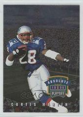 Curtis Martin #160 Football Cards 1996 Playoff Absolute Prices