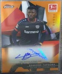 Edmond Tapsoba [Orange Refractor] Soccer Cards 2020 Topps Finest Bundesliga Autographs Prices