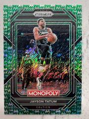 Jayson Tatum [Green Shimmer] #17 Basketball Cards 2022 Panini Prizm Prices