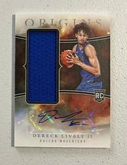 Dereck Lively II #6 Basketball Cards 2023 Panini Origins Rookie Jersey Autograph Prices