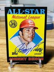 Johnny Bench [Black] #88ASA-JBE Baseball Cards 2023 Topps 1988 All Star Autographs Prices