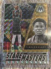 Anthony Edwards [Gold] #14 Basketball Cards 2022 Panini Mosaic Stare Masters Prices