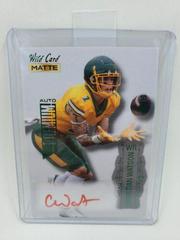 Christian Watson [White Green Foil] #MB-A Football Cards 2022 Wild Card Matte Autographs Prices