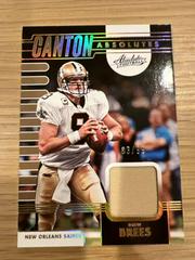Drew Brees [Gold] #CA-2 Football Cards 2023 Panini Absolute Canton Prices