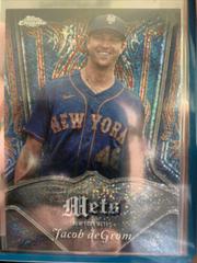 Jacob deGrom #PS-23 Baseball Cards 2022 Topps Chrome Logofractor Club Plaques Prices