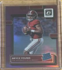 Bryce Young [Purple] #1 Football Cards 2023 Panini Chronicles Draft Picks Donruss Optic Rated Rookie Prices