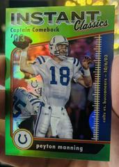 Peyton Manning [Green] #IC-8 Football Cards 2022 Panini Classics Instant Prices