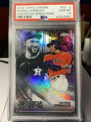 George Springer Baseball Cards 2018 Topps Chrome Superstar Sensations Prices
