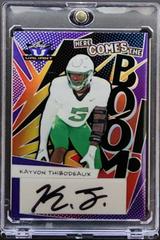 Kayvon Thibodeaux [Purple] #HB-KT1 Football Cards 2022 Leaf Valiant Autographs Here Comes the Boom Prices