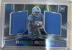 Jameson Williams #RRM-JWI Football Cards 2022 Panini Spectra Rising Rookie Materials Prices