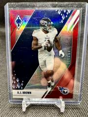 A. J. Brown [Red] #100 Football Cards 2021 Panini Phoenix Prices