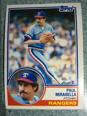 Paul Mirabella Baseball Cards 1983 Topps Prices