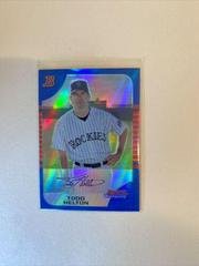 Todd Helton [Refractor] #32 Baseball Cards 2005 Bowman Chrome Prices