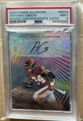 Antonio Gibson #RE29 Football Cards 2020 Panini Illusions Rookie Endorsements Autographs Prices