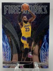 LeBron James Basketball Cards 2021 Panini Prizm Fireworks Prices