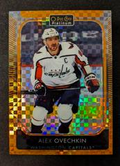 Alex Ovechkin [Orange Checkers] #3 Hockey Cards 2021 O-Pee-Chee Platinum Prices