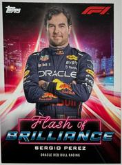 Sergio Perez [Red] #FOB-SP Racing Cards 2022 Topps Formula 1 Flash of Brilliance Prices