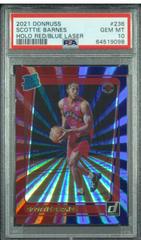 Scottie Barnes [Red and Blue Laser] #236 Basketball Cards 2021 Panini Donruss Prices