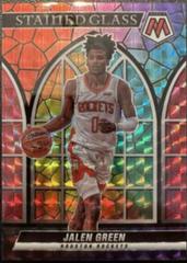 Jalen Green #9 Basketball Cards 2021 Panini Mosaic Stained Glass Prices
