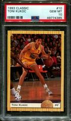 Toni Kukoc #10 Basketball Cards 1993 Classic Prices
