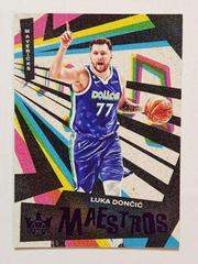 Luka Doncic [Violet] #1 Basketball Cards 2022 Panini Court Kings Maestros Prices