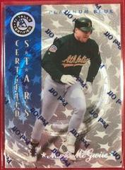 Mark McGwire [Platinum Blue] Baseball Cards 1997 Pinnacle Totally Certified Prices