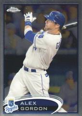 Alex Gordon #45 Baseball Cards 2012 Topps Chrome Prices