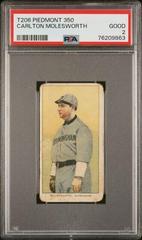 Carlton Molesworth #NNO Baseball Cards 1909 T206 Piedmont 350 Prices