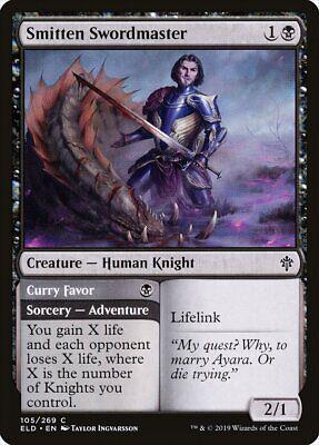 Smitten Swordmaster & Curry Favor Magic Throne of Eldraine