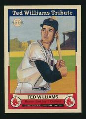 Ted Williams [Red Back] Baseball Cards 2003 Upper Deck Play Ball Prices