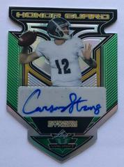 Carson Strong [Green] #HG-CS1 Football Cards 2022 Leaf Valiant Autographs Honor Guard Prices