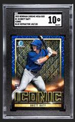 Brett Baty [Blue] #BI-20 Baseball Cards 2023 Bowman Chrome Iconic Prices