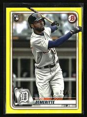 Travis Demeritte [Yellow] #16 Baseball Cards 2020 Bowman Prices