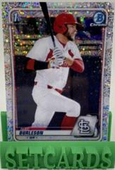 Alec Burleson [Sparkle Refractor] #BD-45 Baseball Cards 2020 Bowman Draft Chrome Prices