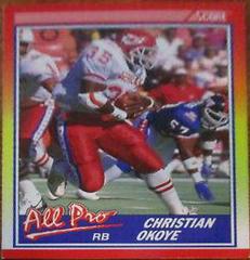 Christian Okoye Football Cards 1990 Panini Score Prices