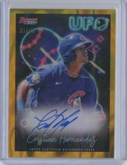 Cristian Hernandez [Lava] Baseball Cards 2022 Bowman's Best UFO Autographs Prices