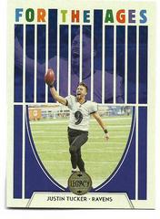 Justin Tucker Football Cards 2022 Panini Legacy For the Ages Prices