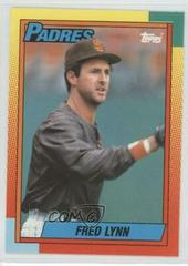 Fred Lynn Baseball Cards 1990 Topps Traded Tiffany Prices