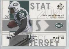 Curtis Martin [1204 Yards Rushing] #SP-CM Football Cards 2001 SP Authentic Stat Jerseys Prices