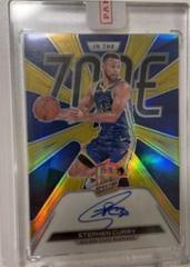 Stephen Curry [Gold] Basketball Cards 2021 Panini Spectra In The Zone Autographs Prices