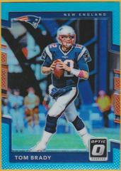 Tom Brady [Blue] #1 Football Cards 2017 Panini Donruss Optic Prices