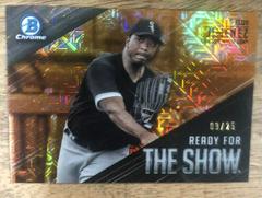 Eloy Jimenez [Orange Refractor] #RFTS-20 Baseball Cards 2019 Bowman Chrome Ready for the Show Prices