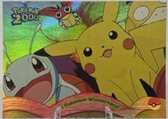 A Pokemon Wonderland [Rainbow Foil] #3 Pokemon 2000 Topps Movie Prices