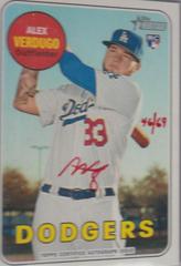 Alex Verdugo [Red Ink] #AV Baseball Cards 2018 Topps Heritage Real One Autographs Prices