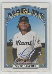 Sixto Sanchez Real One Autographs #ROA-SS Baseball Cards 2021 Topps Heritage Real One Autographs Prices