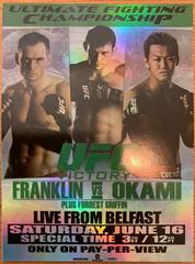 UFC 72, Rich Franklin, Forrest Griffin, Yushin Okami Ufc Cards 2010 Topps UFC Fight Poster Review Prices