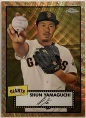 Shun Yamaguchi [Rose Gold Wave] #153 Baseball Cards 2021 Topps Chrome Platinum Anniversary Prices