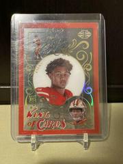 Trey Lance [Red] #KC-13 Football Cards 2021 Panini Illusions King of Cards Prices